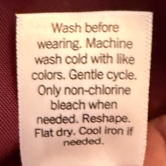 Croft & Barrow A-Line Velvet Skirt in Rich Burgundy XXL - Picture 5 of 6